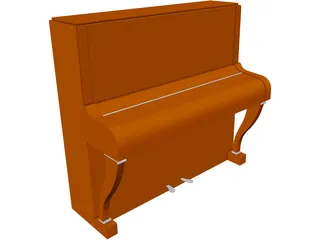 Piano 3D Model preview