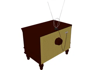 Television 3D Model preview