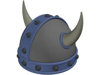 Viking Hat 3D Model preview