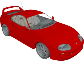Toyota Supra 3D Model preview