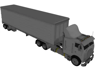 Freightliner 3D Model preview