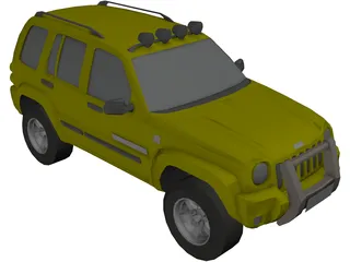 Jeep Liberty 3D Model preview