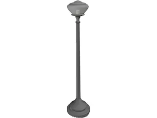 Lamppost 3D Model preview