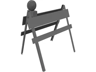 Barricade 3D Model preview
