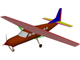 Cessna Caravan 3D Model preview
