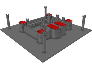 Fortress 3D Model preview