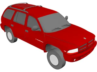 Dodge Durango (1999) 3D Model preview