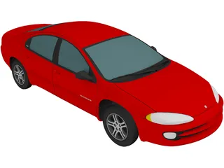 Dodge Intrepid (1999) 3D Model preview
