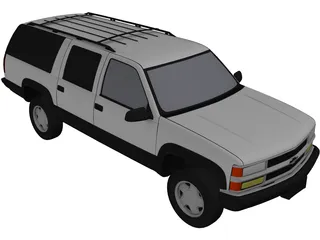 Chevrolet Suburban (1999) 3D Model preview