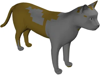 Cat 3D Model preview