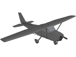 Cessna 172 3D Model preview