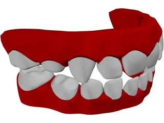 Teeth Childs 3D Model preview