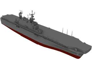 LHA-2 Saipan 3D Model preview