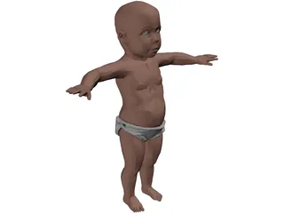 Toddler 3D Model preview