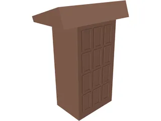 Podium 3D Model preview