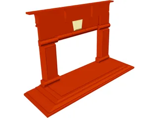 Fireplace 3D Model preview