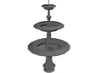Fountain 3D Model preview
