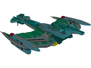 Star Trek Klingon 3D Model preview