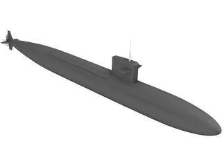 Los Angeles Class Attack 3D Model preview