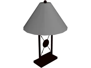 Lamp Table 3D Model preview