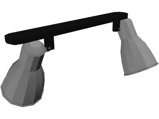 Lights Track 3D Model preview