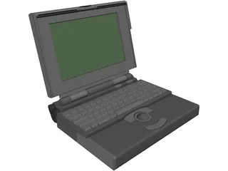 Computer Laptop 3D Model preview