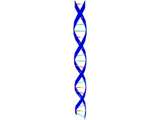 DNA Strand 3D Model preview