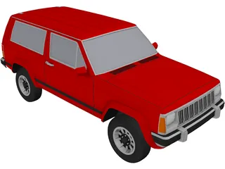 Jeep Cherokee (1994) 3D Model preview