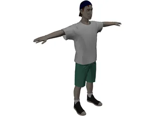 Boy 3D Model preview