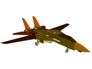 F-14D Tomcat 3D Model preview