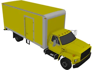 Moving Truck (1993) 3D Model preview