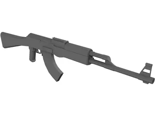 AK-47 3D Model preview