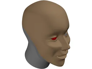 Head Human 3D Model preview