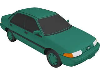 Ford Escort (1994) 3D Model preview