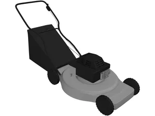 Lawn Mower 3D Model preview