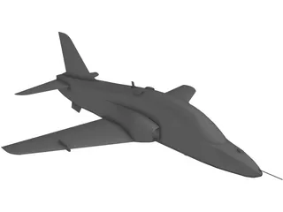 British Aerospace BAe Hawk MK-1A 3D Model preview