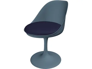 Chair Silla Tulip 3D Model preview