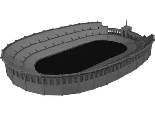 Coliseum Los Angeles 3D Model preview
