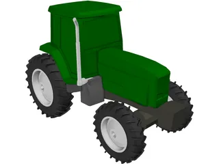 Tractor 3D Model preview