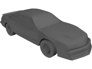 Ford Thunderbird Stock Car (1987) 3D Model preview