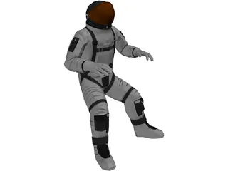 Astronaut 3D Model preview