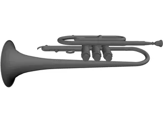 Cornet 3D Model preview