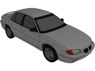 Pontiac Grand Am (1996) 3D Model preview
