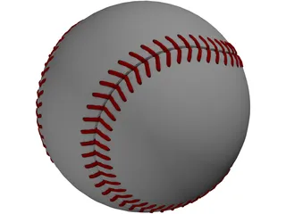 Baseball 3D Model preview