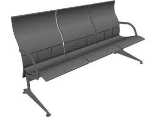 Bench 3D Model preview