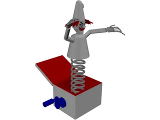 Jack-In-The-Box 3D Model preview