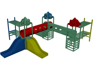 Play Equipment 3D Model preview