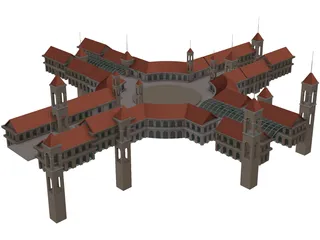 Shopping Centre 3D Model preview