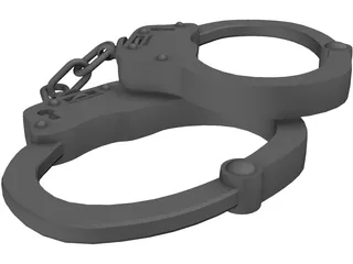 Handcuffs 3D Model preview