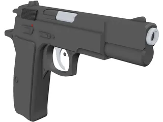 Pistol 3D Model preview